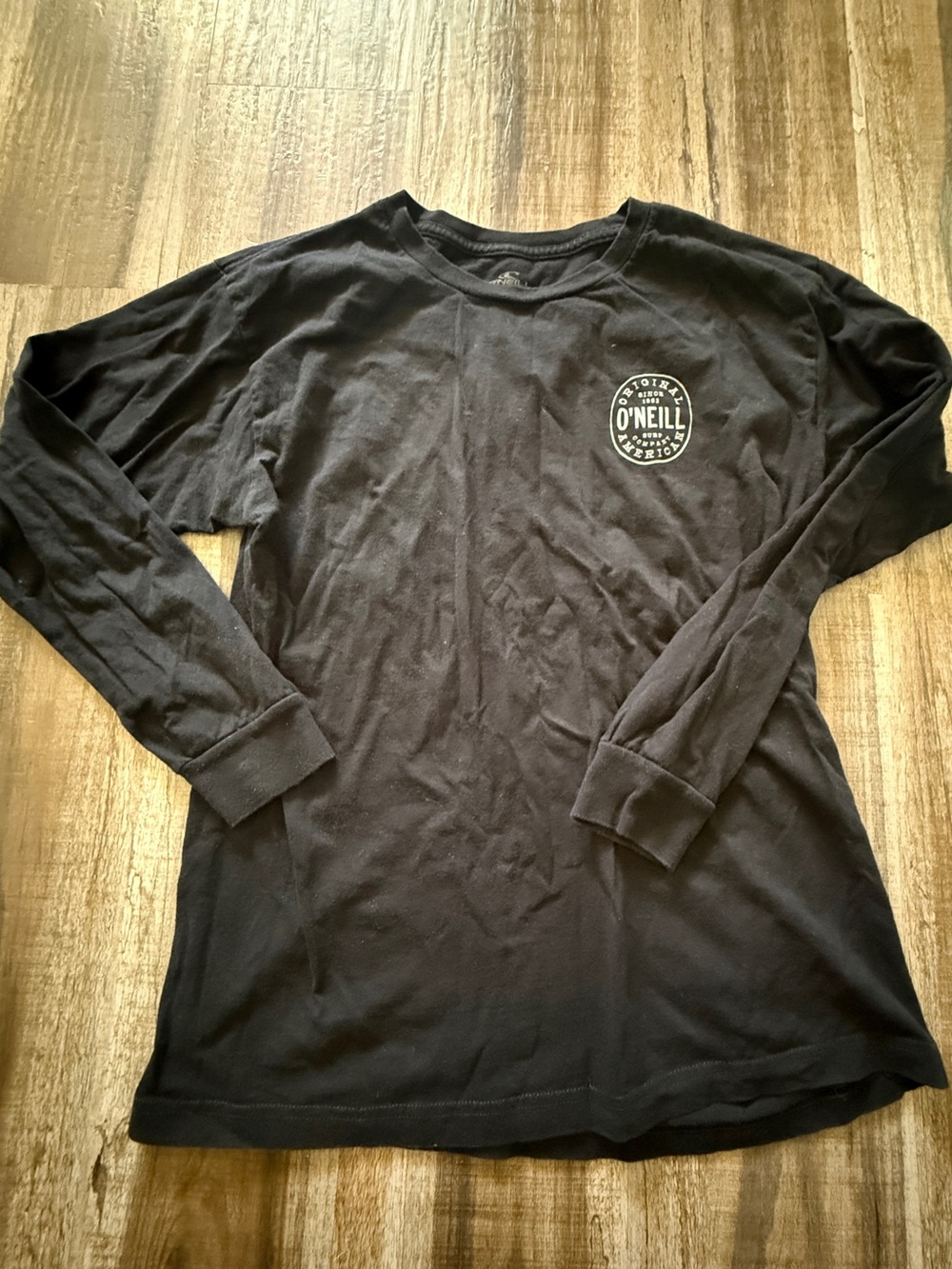 O’Neill Men’s Black Long Sleeve Graphic T-Shirt Size Medium